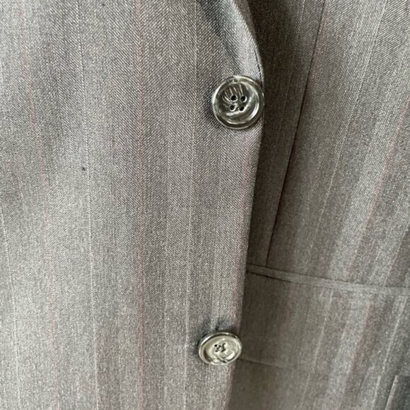 Hickey Freeman Boardroom Blazer Sports Coat Suit Jacket Wool 42Reg Two Button - Picture 6 of 13